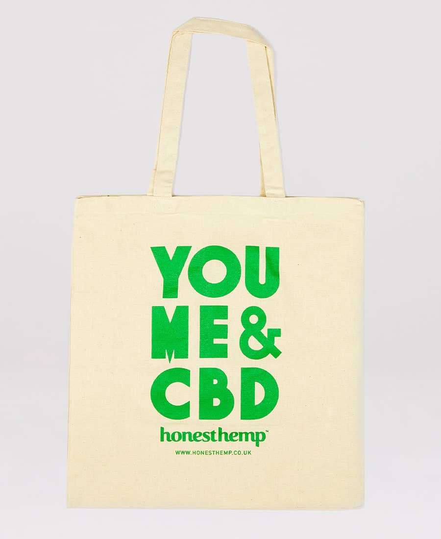 ‘You, Me & CBD’ Organic Cotton Tote Bag